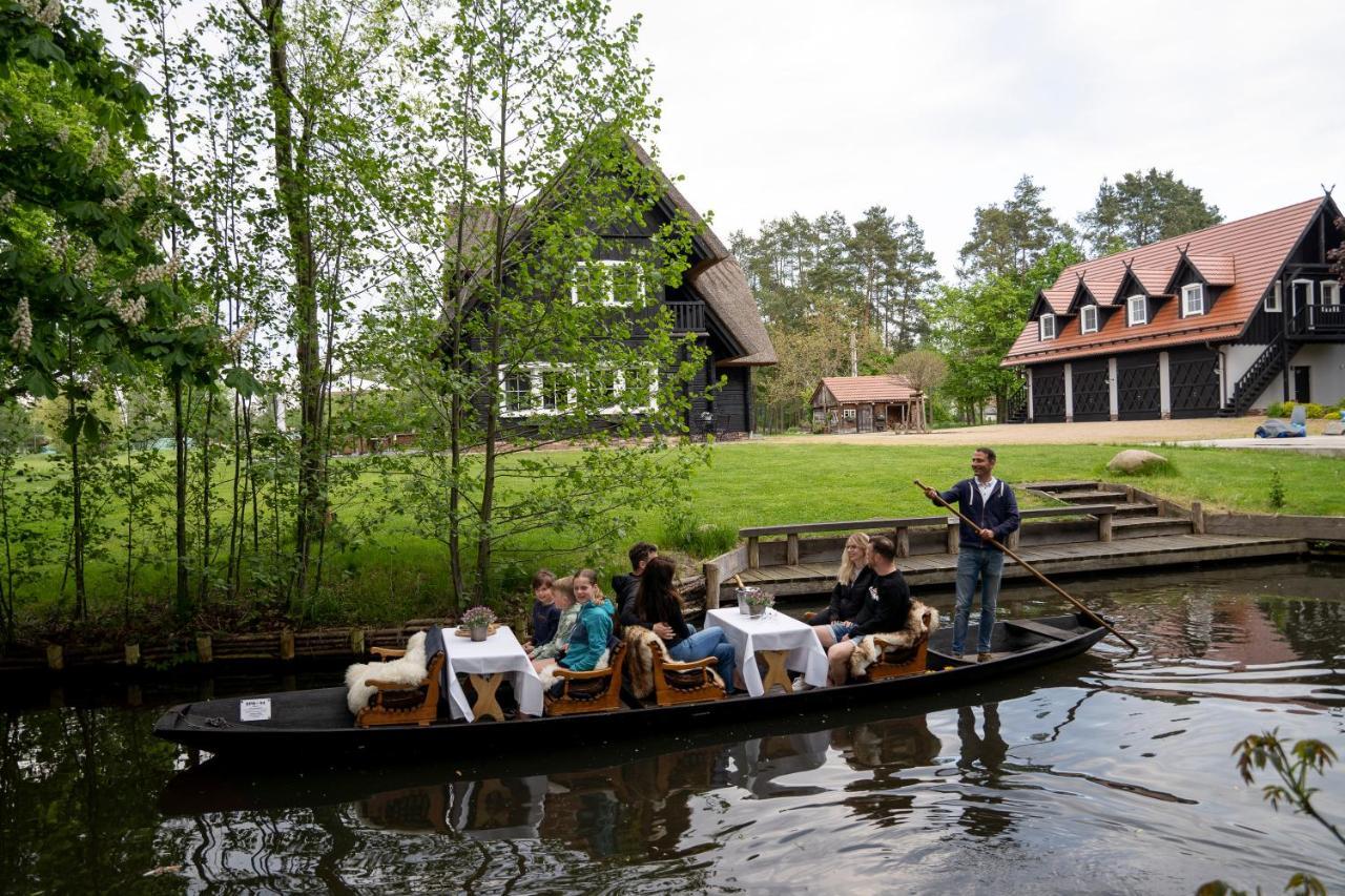 Spreewald Chalet Wohnung Бург Экстерьер фото