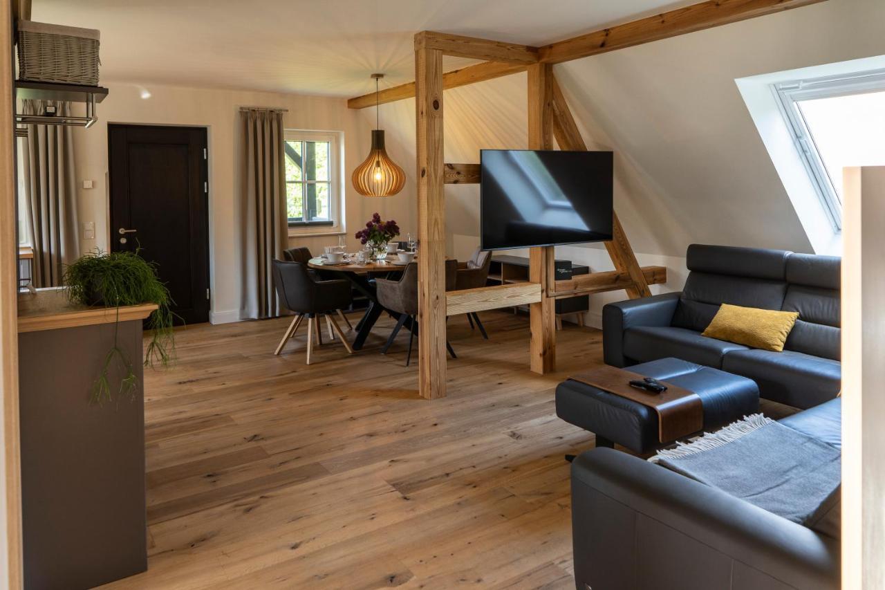 Spreewald Chalet Wohnung Бург Экстерьер фото