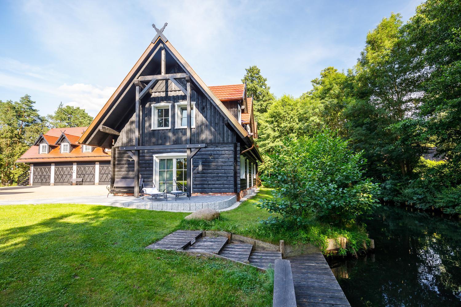 Spreewald Chalet Wohnung Бург Экстерьер фото